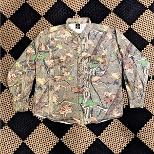 Vintage Kings Camo Green Hunter’s Button Up 2X